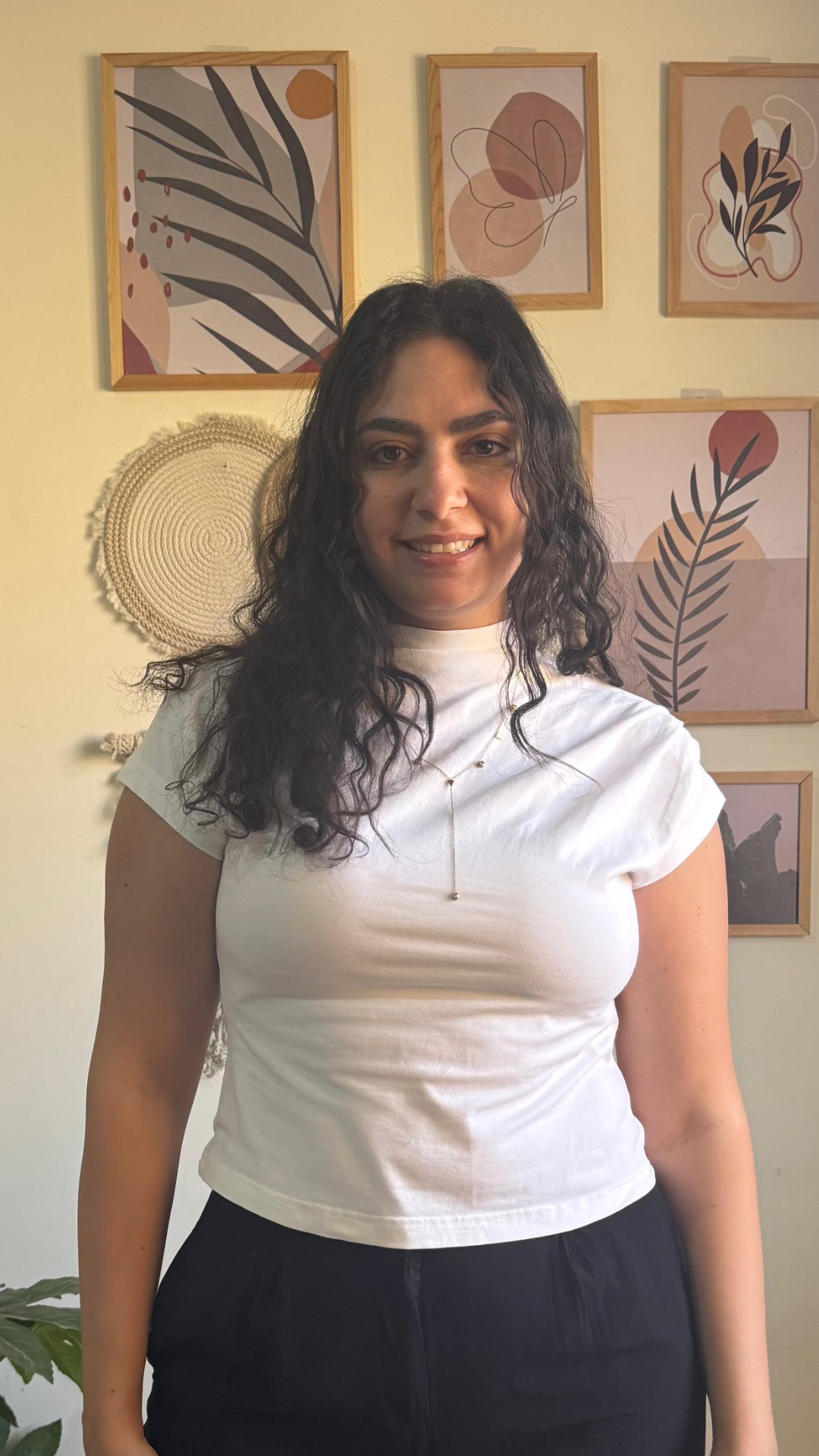 White Drape top