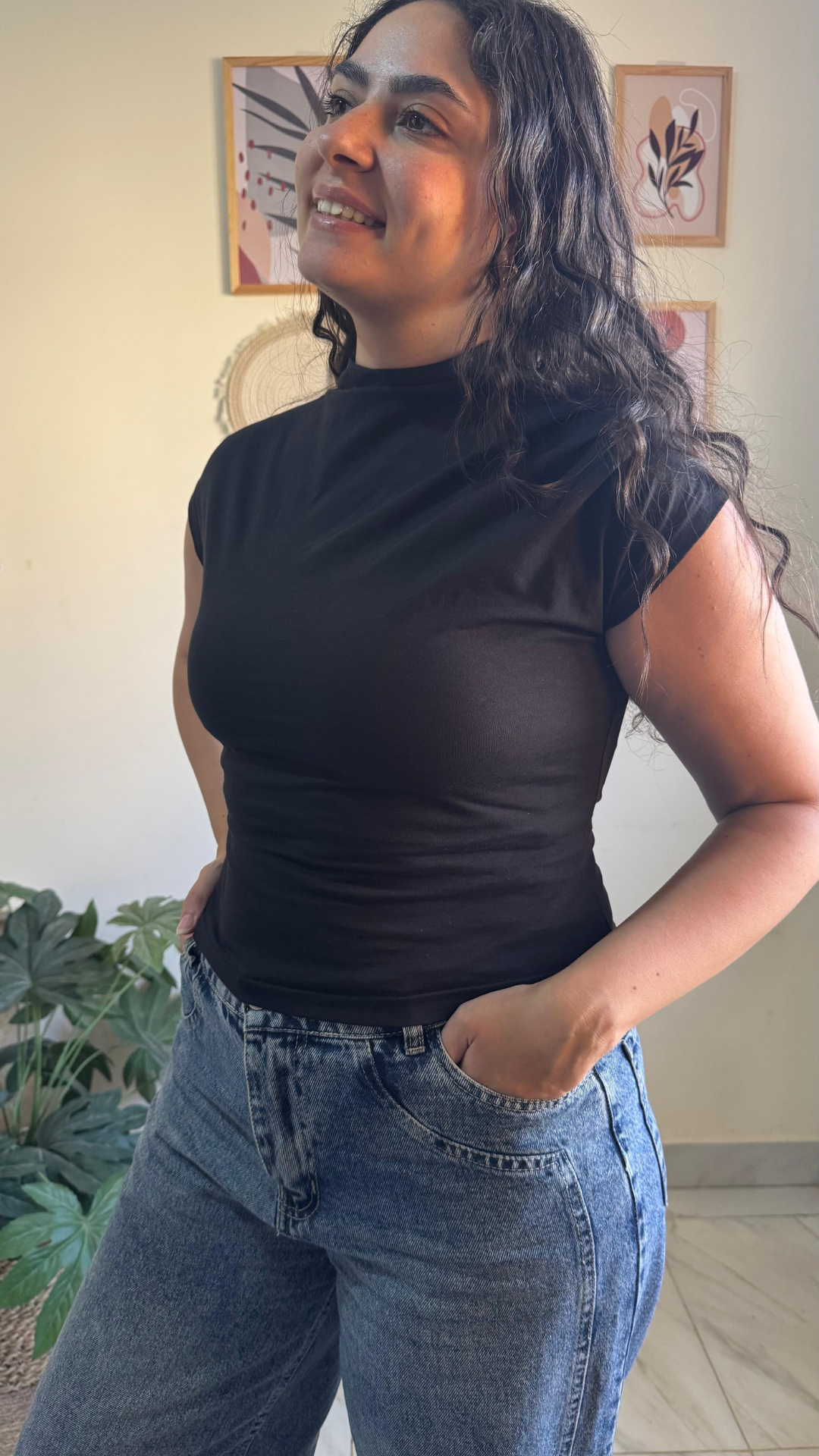 Black Drape top