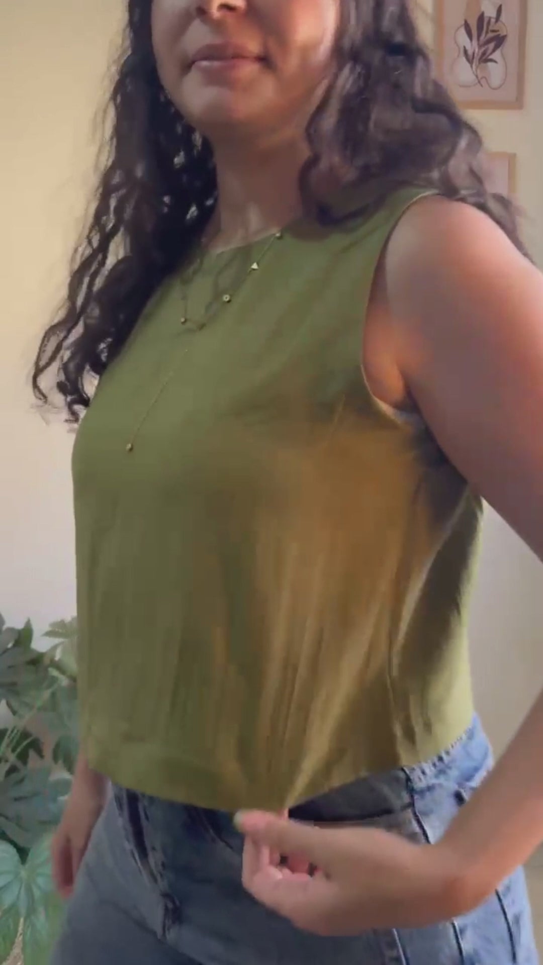 Crisp Cotton Tencel Top