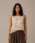 Off-White Round Hem Top